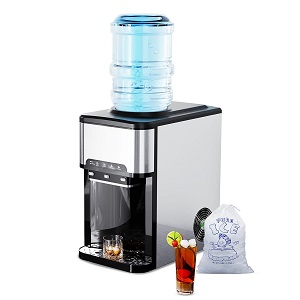 FZF 3-in-1 Portable Ice Maker with Hot/Cold Water Dispenser