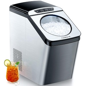 Thereye Countertop Nugget Ice Maker for Home Office Party