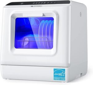 ecozy Energy Star Mini Countertop Portable Dishwasher